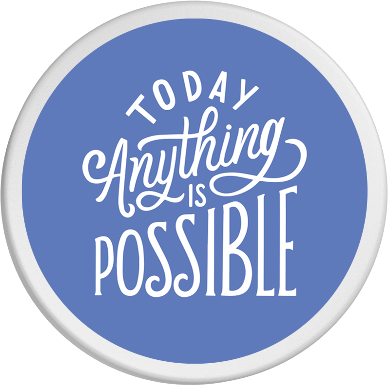Dosendeckel - Motiv "today anything is possible"