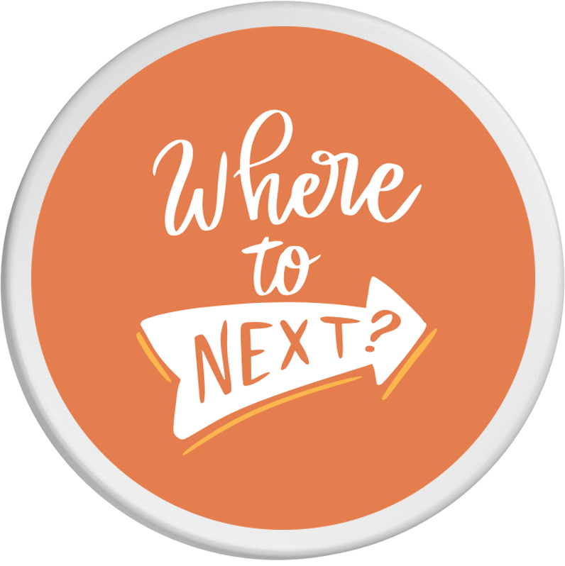 Dosendeckel - Motiv "Where to next"