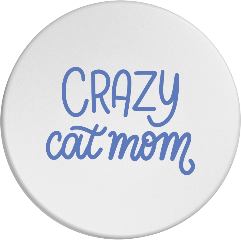 Dosendeckel -  Motiv "crazy cat mom"